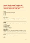 Florida Contractors Manual Complete Exam Study Guide&colon; Verified Q&A with Explanations &lpar;Latest 2026 Update&rpar;