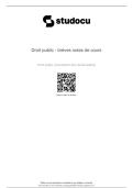 Notes de cours Droit public &vert; ULB &vert; 2025&sol;2026