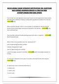 NCCCO MOBILE CRANE OPERATOR CERTIFICATION &vert;80&plus; QUESTIONS AND VERIFIED ANSWERS&vert;GRADED A&plus;&vert;PASS ON FIRST ATTEMPT&vert;BRAND NEW 2026 UPDATE