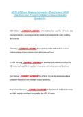 HESI A2 Exam Nursing Admission Test Newest 2026 &NewLine;Questions and Correct Detailed Answers Already &NewLine;Graded A&plus; 