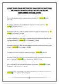 NCCCO TOWER CRANE CERTIFICATION EXAM PREP&vert;150 QUESTIONS AND VERIFIED ANSWERS&vert;GRADED A&plus;&vert;PASS ON FIRST ATTEMPT&vert;BRAND NEW 2026 UPDATE
