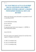 NYC ELECTRICIAN ACTUAL EXAM PREP&NewLine;2026 ALL QUESTIONS AND CORRECT&NewLine;DETAILED ANSWERS ALREADY A GRADED&NewLine;WITH EXPERT FEEDBACK &vert; NEW AND&NewLine;REVISED