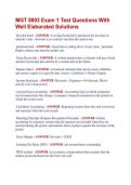 MGT 8803 Exam 1 Test Questions With &NewLine;Well Elaborated Solutions 
