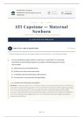 ATI Capstone Maternal Newborn Assessment 2026&sol;2027 &vert; Actual Exam &vert; Verified Answers & Detailed Rationales &vert; NGN Nursing Review &vert; Grade A Study Guide