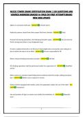 NCCCO TOWER CRANE OPERATOR  CERTIFICATION EXAM BUNDLE &vert; QUESTIONS AND VERIFIED ANSWERS&vert;GRADED A&plus;&vert;PASS ON FIRST ATTEMPT&vert;BRAND NEW 2026 UPDATE