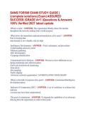 SANS FOR508 EXAM STUDY GUIDE &vert; &NewLine;&lpar;complete solutions&rpar; Exam&vert; ASSURED &NewLine;SUCCESS &vert;GRADE A&plus;&excl;&excl; &vert;Questions & Answers &NewLine;100&percnt; Verified 2027 latest update