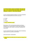 ATI CAPSTONE MEDICAL SURGICAL ASSESSMENT LATEST 2026 TEST&NewLine;BANK &vert; ACTUAL EXAM QUESTIONS AND CORRECT ANSWERS WITH&NewLine;RATIONALES &vert; GRADED A&plus; &vert; NEW UPDATE 2026&sol;2027&period;&NewLine;