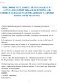 M100 COMMUNITY ASSOCIATION MANAGEMENT&NewLine;ACTUAL EXAM PREP 2026 ALL QUESTIONS AND&NewLine;CORRECT DETAILED ANSWERS ALREADY A GRADED&NewLine;WITH EXPERT FEEDBACK