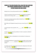 SCIENCE OF TEACHING READING FINAL EXAM PREP&vert;400 QUESTIONS AND VERIFIED ANSWERS&vert;GRADED A&plus;&vert;PASS ON FIRST ATTEMPT&vert;BRAND NEW 2026 UPDATE
