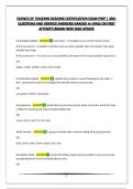 SCIENCE OF TEACHING READING CERTIFICATION EXAM PREP &vert; 350&plus; QUESTIONS AND VERIFIED ANSWERS&vert;GRADED A&plus;&vert;PASS ON FIRST ATTEMPT&vert;BRAND NEW 2026 UPDATE