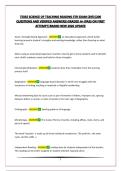 TEXES SCIENCE OF TEACHING READING STR EXAM &lpar;293&rpar;&vert;200 QUESTIONS AND VERIFIED ANSWERS&vert;GRADED A&plus;&vert;PASS ON FIRST ATTEMPT&vert;BRAND NEW 2026 UPDATE