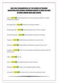 SCIENCE OF READING GACE EXAM &vert;100&plus; QUESTIONS AND VERIFIED ANSWERS&vert;GRADED A&plus;&vert;PASS ON FIRST ATTEMPT&vert;BRAND NEW 2026 UPDATE