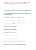 EPA 608 Core practice test Exam Questions & Answers &vert; 100&percnt; Verified solutions &vert;Questions with Correct Answers 2026 latest update&excl;&excl;&NewLine;