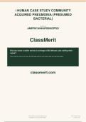i HUMAN CASE STUDY COMMUNITY ACQUIRED PNEUMONIA &lpar;PRESUMED BACTERIAL&rpar; &ndash;