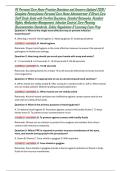 PA Personal Care Home Practice Questions and Answers Updated 2026 &vert; Complete Pennsylvania Personal Care Home Administrator & Direct Care Staff Study Guide with Verified Questions&comma; Detailed Rationales&comma; Resident Rights&comma; Medication Management&comma; Infection Cont
