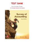 Test Bank for Survey of Accounting 7th Edition by Christopher Edmonds&comma; Mark  Edmonds&comma; Chapter 1-16 &vert; All Chapters