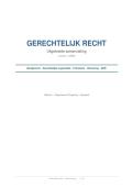 Gerechtelijk Recht en Deskundigheidsonderzoek Samenvatting &vert; HoGent Vastgoed &vert; 2026