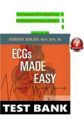 TEST BANK FOR ECGs Made Easy&comma; 7th Edition by Barbara J Aehlert ISBN&colon; 9780323832939 COMPLETE GUIDE ALL CHAPTERS COVERED 100&percnt; VERIFIED A&plus; GRADE ASSURED&excl;&excl;&excl;&excl;&excl; NEW LATEST UPDATE&excl;&excl;&excl;&excl;&excl;