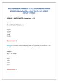 HESI A2 AdmISSIon ASSESSmEnt ExAm &vert;&vert;quEStIonS And AnSwErS&NewLine;wItH rAtIonAlES&sol;grAdEd A&plus;&sol;2026 updAtE&sol;100&percnt; corrEct&NewLine;&sol;InStAnt downloAd 
