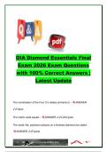 GIA DIAMOND ESSENTIALS EXAM COMPLETE PACKAGE DEAL