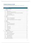 Samenvatting Endocrinologie - Prof&period; Van Der Scheuren&comma; Prof&period; Mathieu en Prof&period; Decallone