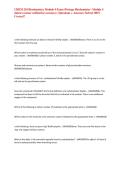 CHEM 210 Biochemistry Module 4 Exam &sol;Portage Biochemistry- Module 4 &lpar;latest version verified for accuracy&rpar; &lpar;Questions &plus; Answers&rpar; Solved 100&percnt; Correct&excl;&excl;&NewLine;