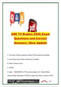 ASE T4 Brakes Certification Exam Prep &lpar;75 Questions & Answers&rpar; &vert; Medium&sol;Heavy Truck Brake Systems &vert; Air Brakes&comma; ABS&comma; Hydraulic Brakes & FMVSS Compliance