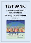 Test Bank&colon; Community and Public Health Nursing &lpar;10th Edition&rpar; &ndash; Rector & Stanley &vert; Complete Practice Questions
