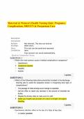 Maternal & Women's Health Nursing Quiz&colon; Pregnancy Complications&comma; OB&sol;GYN & Postpartum Care