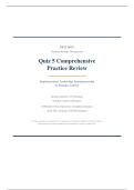 MGT 6655 QUIZ 5 &vert; QUESTIONS AND ANSWERS &vert; 2026 UPDATE &vert; WITH COMPLETE SOLUTIONS - GEORGIA INSTITUTE OF TECHNOLOGY&period;