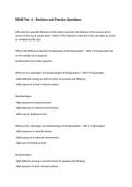 RENR Test 4 &ndash; Revision and Practice Questions