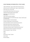 EXOS TRAINING SYSTEMS INTRO STUDY GUIDE