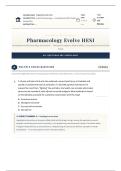 Pharmacology Evolve HESI Comprehensive Practice Examination 2026&sol;2027 Test Bank with Verified Answers and Detailed Rationales Grade A