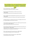 CALIFORNIA PSI LIFE INSURANCE EXAM QUESTIONS WITH CORRECT ANSWERS 2026