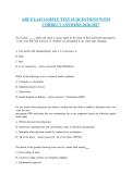 ARF EXAM SAMPLE TEST -2 QUESTIONS WITH CORRECT ANSWERS 2026-2027&period;