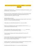 ARF EXAM QUESTIONS WITH CORRECT ANSWERS 2026-2027&period;