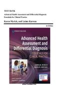 Test Bank for Advanced Health Assessment and Differential Diagnosis&colon; Essentials for Clinical Practice &lpar;1st Edition&rpar; by Myrick