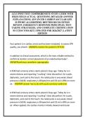 ACLS POST TEST COMPREHENSIVE STUDY GUIDE WITH HIGH-YIELD ACTUAL  QUESTIONS&comma; DETAILED ANSWER EXPLANATIONS&comma; ADVANCED CARDIOVASCULAR LIFE SUPPORT ALGORITHMS&comma; RHYTHM RECOGNITION REVIEW&comma; EMERGENCY RESPONSE PRINCIPLES&comma; TEST-TAKING STRATEGIES&comma; AND COMPLETE CERTI