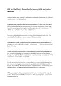 NUR 164 Final Exam &ndash; Comprehensive Revision Guide and Practice Questions
