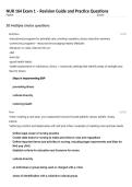 NUR 164 Exam 1 &ndash; Revision Guide and Practice Questions