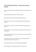 NUR 114 Final Exam Study Guide 1 &ndash; Revision Notes and Practice Questions