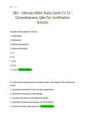 3B2 - Ultimate ABSA Study Guide C1-15 &vert; &NewLine;Comprehensive Q&A For Certification &NewLine;Success 