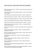 NSG 349 FINAL EXAM QUESTIONS AND ANSWERS