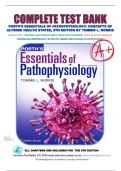 Test Bank for Porth's Essentials of Pathophysiology &lpar;Concepts of Altered Health States&rpar; 5th Edition by Tommie L&period; Norris &vert; All Chapters Included &lpar;Chapter 1 - 52&rpar; &ndash; 100&percnt; Correct Verified Answers &lpar;Publisher PDF Document&rpar;