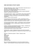 NSG 349 EXAM 2 STUDY GUIDE