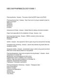 NSG 349 PHARMACOLOGY EXAM 1 QUESTIONS AND ANSWERS