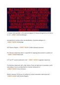 MLT final EXAM NEWEST 2026&sol;2027&NewLine;ACTUAL EXAM TEST BANK&vert; MEDICAL&NewLine;LABORATORY TECHNICIAN EXAM&NewLine;PREP WITH COMPLETE 150 REAL&NewLine;EXAM QUESTIONS AND CORRECT&NewLine;DETAILED ANSWERS &lpar;VERIFIED&NewLine;ANSWERS&rpar; ALREADY GRADED A&plus;&NewLine;&lpar;MOST RECENT&excl;&excl;&rpar;