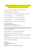 CFRN Flight and Surface Operations with all Correct & 100&percnt; Verified Answers &vert;Guaranteed to Pass