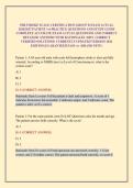 NIH STROKE SCALE CERTIFICATION GROUP D EXAM ACTUAL &NewLine;2026&sol;2027 PATIENT 1-6 PRACTICE QUESTIONS AND STUDY GUIDE &NewLine;COMPLETE ACCURATE EXAM ACTUAL QUESTIONS AND CORRECT &NewLine;DETAILED ANSWERS WITH RATIONALES &lpar;100&percnt; CORRECT &NewLine;VERIFIED SOLUTIONS&rpar; CURRENTLY UPDATED VE