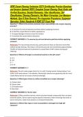 IICRC Carpet Cleaning Technician &lpar;CCT&rpar; Certification Practice Questions and Answers Updated 2026 &vert; Complete Carpet Cleaning Study Guide with Verified Questions&comma; Detailed Rationales&comma; Fiber Identification&comma; Soil Classification&comma; Cleaning Chemistry&comma; Hot Water 